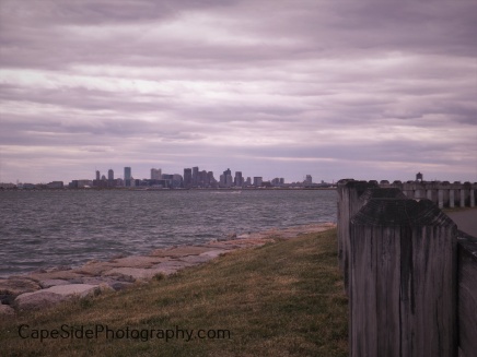 Boston Skyline From Deer Island